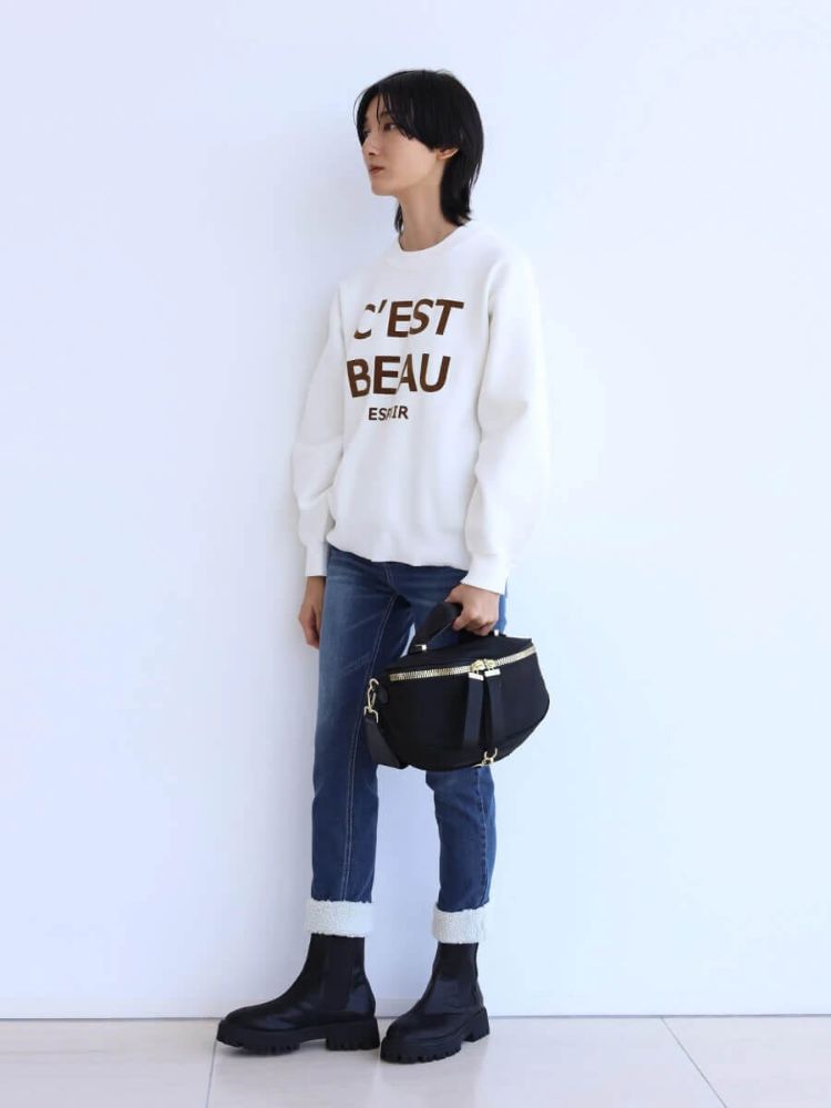 NUR（ヌール）の「【NUR/ヌール】シルバーチェーン トートバッグ