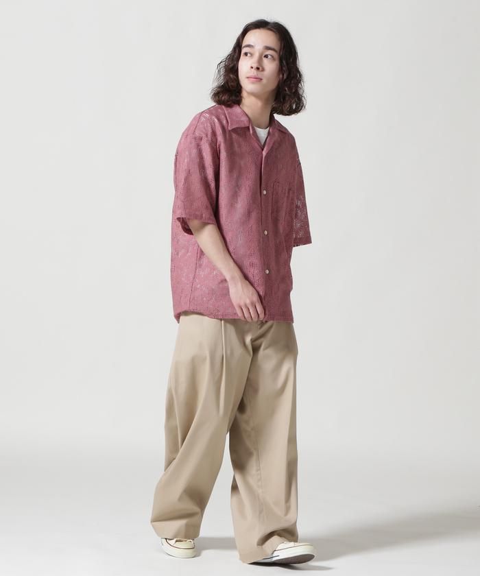 トップス Sasquatchfabrix 24SS LOVE LACE SHIRT トップス Sasquatchfabrix 24SS LOVE LACE SHIRT