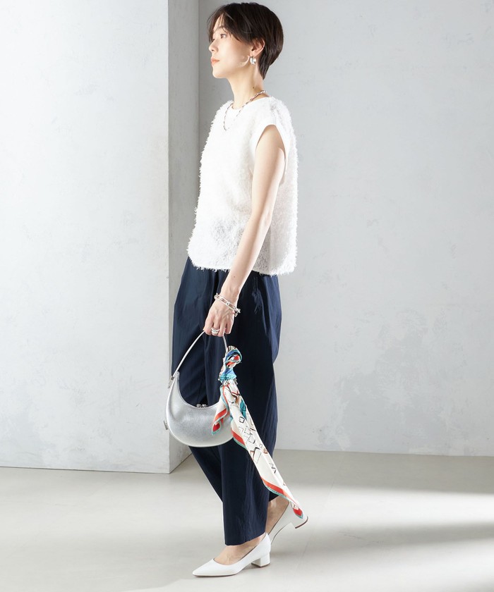 セール 30%OFF】〈手洗い可能〉シアー フリンジ フレンチ