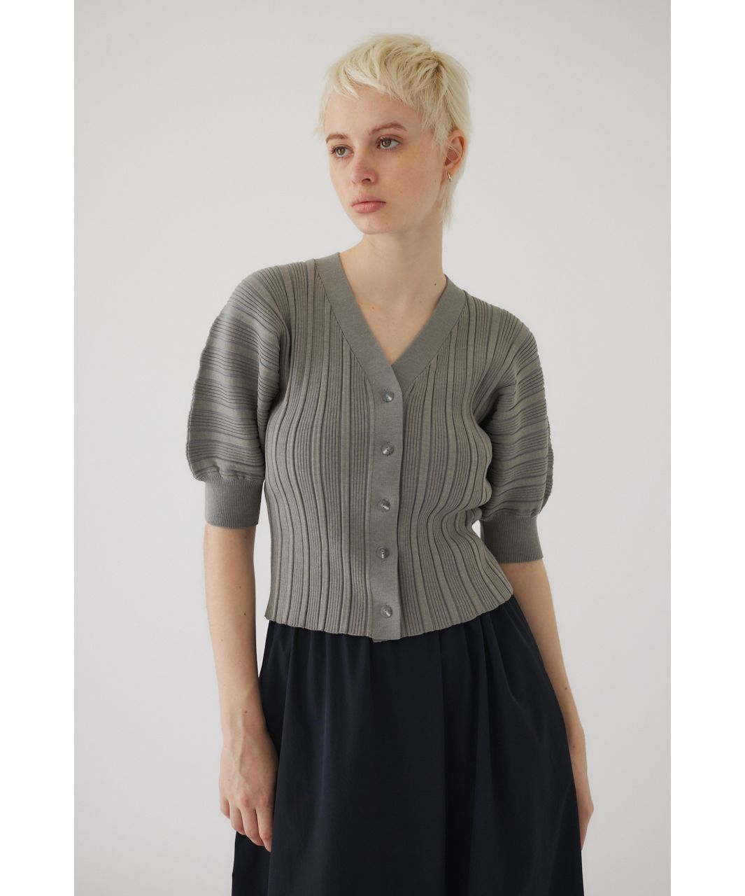 Rib knit dolman tops(506058624) | リムアーク(RIM.ARK) - d