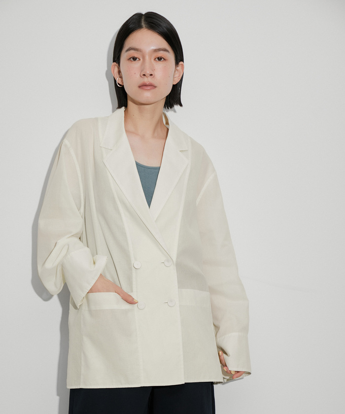 お歳暮・冬ギフト特集 - おとなの週末お取り寄せ倶楽部 シアーコットンシャツジャケット(506059923) | アダム エ ロペ ジャケット・アウター