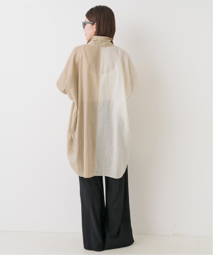 コットンリネン　ロングシャツ　Spick and Span 完売品　バイカラー 楽天市場】【SALE／30%OFF】コットンリネンロングシャツ Spick