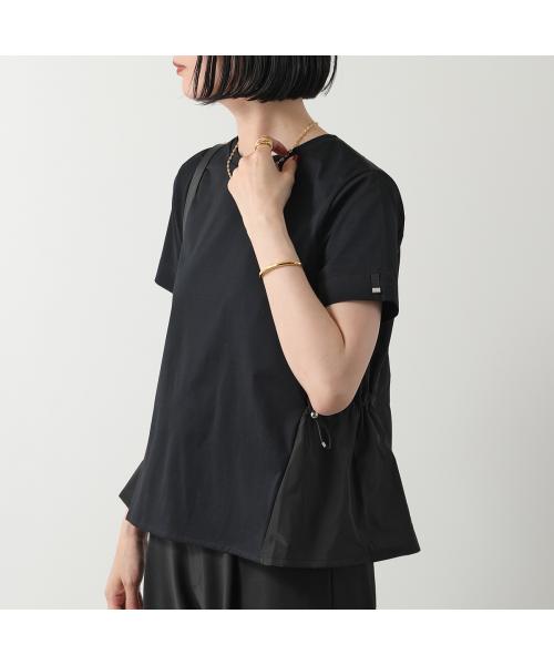 Tシャツ・カットソー HERNO SS25 TAFFETA TEE SHIRT (JG000224D 52006 3208) セール】ヘルノ HERNO HERNO Tシャツ JG000224D 52006 プリーツ