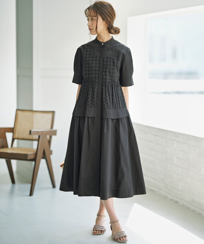 セール 40%OFF】エンブロイダリーレース シャーティング