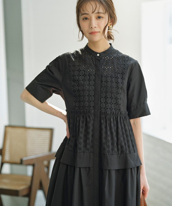 セール 40%OFF】エンブロイダリーレース シャーティング