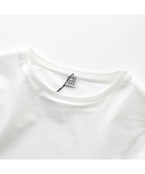 Tシャツ・カットソー Toteme T-shirts TOTEME mélange-effect T-shirt | Grey | FARFETCH