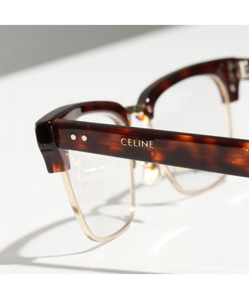 セール】CELINE メガネ CL50026U ブロー型 ハーフリム サーモント(506061637) | セリーヌ(CELINE) - d  fashion