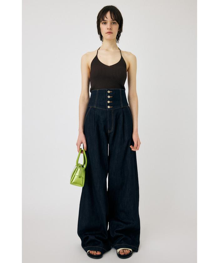 ※あ※MOUSSY CORSET DESIGN BAGGYコルセットバギー CORSET DESIGN BAGGY(506061868) | マウジー(moussy) - d fashion