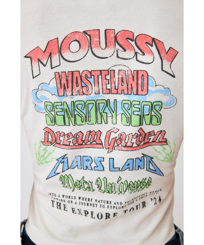 MOUSSY(マウジー) TOUR 24 Tシャツ 2サイズ展開】MOUSSY TOUR 24 Tシャツ（Tシャツ/カットソー
