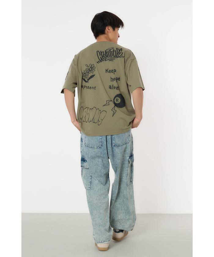 ラクガキハッポウ Tシャツ(506061977) | ロデオクラウンズワイド