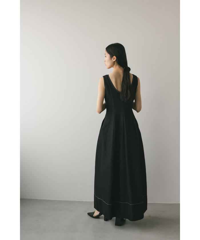 Karl Lagerfeld Paris シフォン裾ブレザーワンピース★全2色 ワンピース シフォン フラワープリント ロング丈 Prima Scherrer