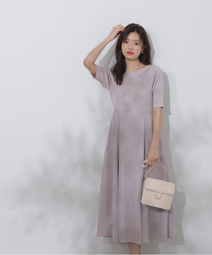 セール 50%OFF】エンブロイダリーシアードッキングニット