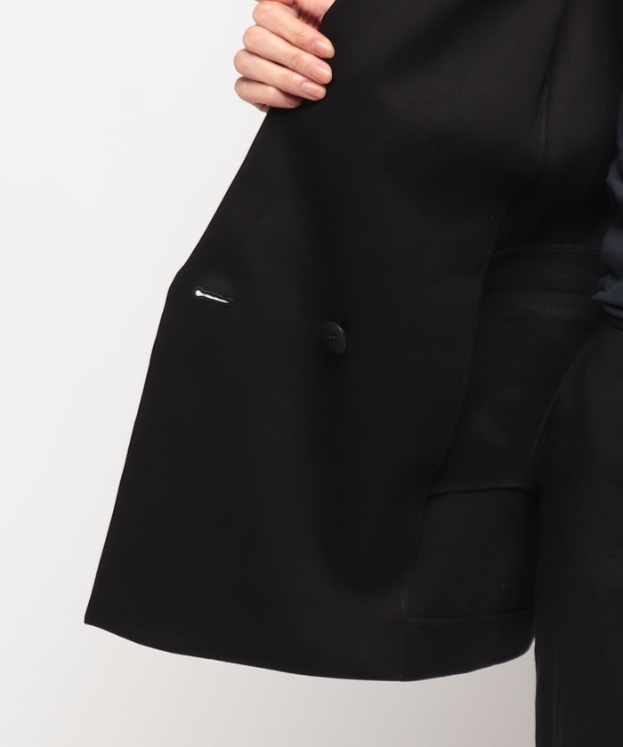 theory luxe 23SS Crisp Linen DITE ブルゾン 黒 - メルカリ