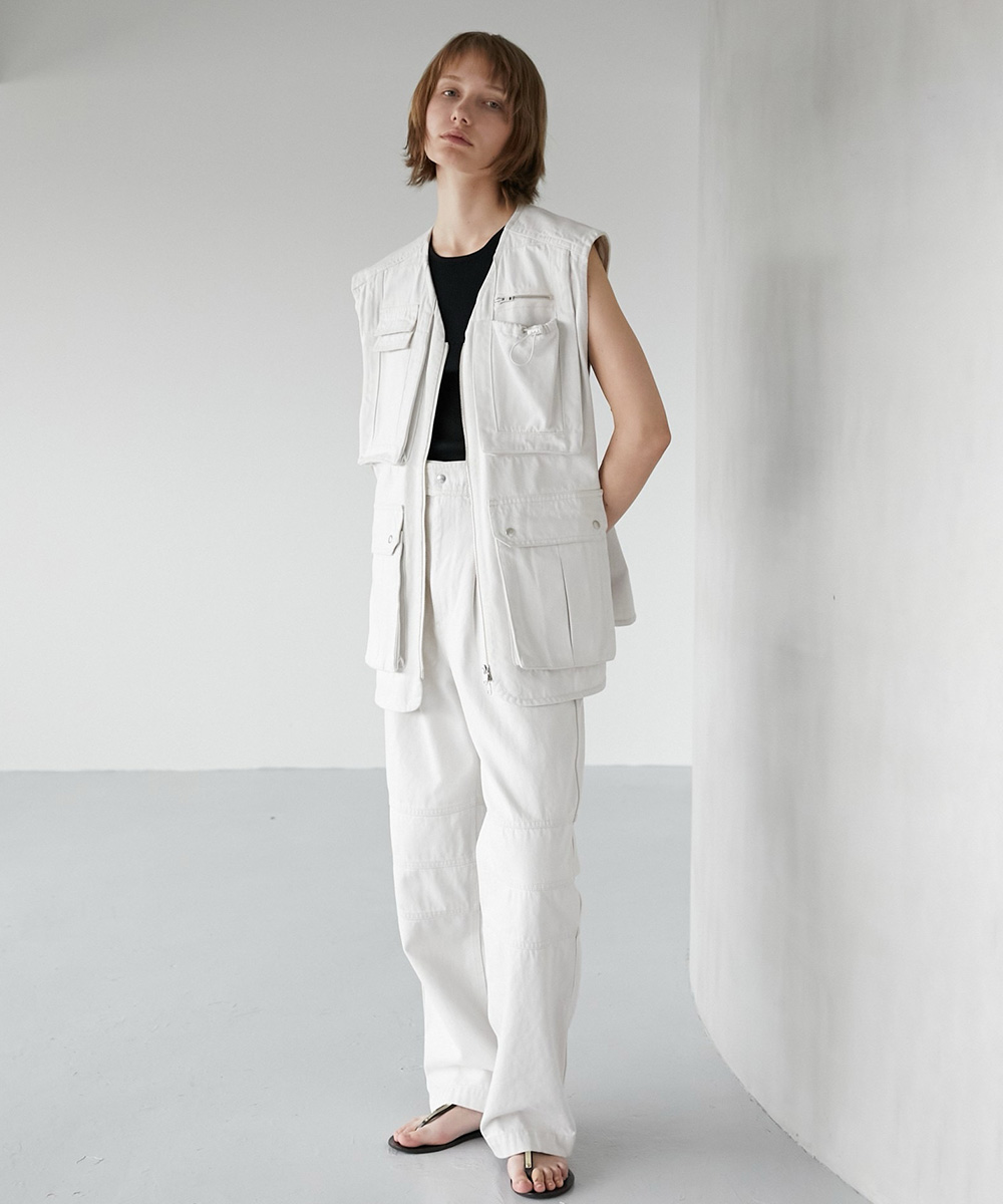 LA PEAU DE GEM】フィッシャーポケットベスト