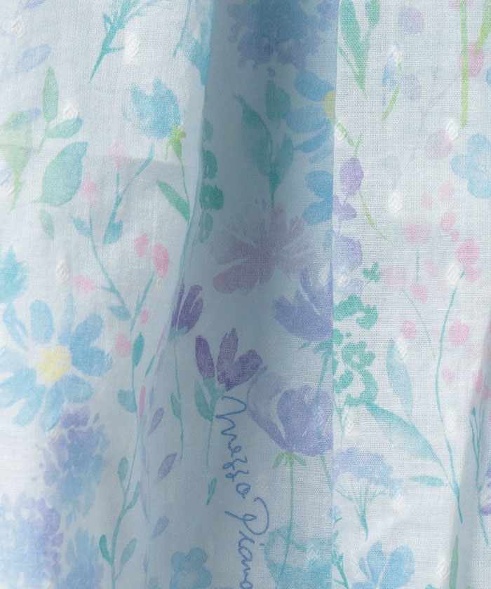 メゾピアノ　mezzo piano花柄ドレス パステルピンク 半袖 120cm BOXつき】花柄半袖2wayオール＆スタイセット（その他） | mezzo