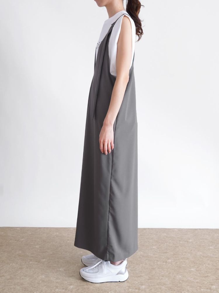 【定価19,500円】 CLOVE　ジレ風オールインワン　ブラック　M　ヤマダヤ 定価19,500円】 CLOVEジレ風オールインワンブラックMヤマダヤ