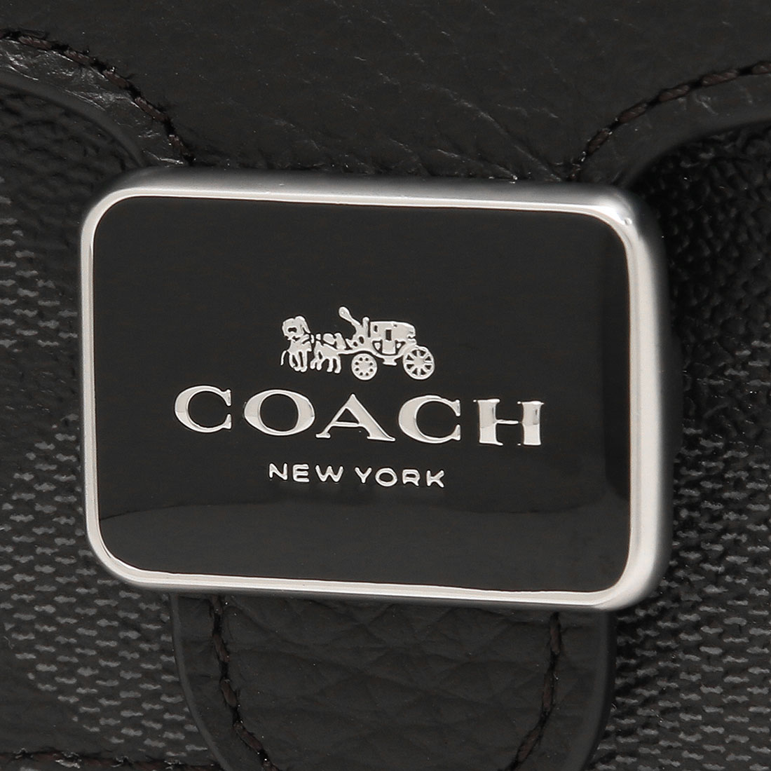 コーチ COACH アウトレット 二つ折り財布 シグネチャー ブラック