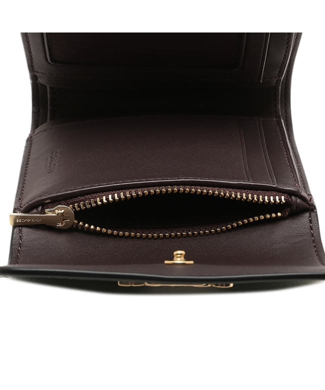 コーチ COACH アウトレット 三つ折り財布 シグネチャー ミニ財布 ブラウン グリーン レディース COACH CE930  IMW7C(506062992) | コーチ(COACH) - d fashion