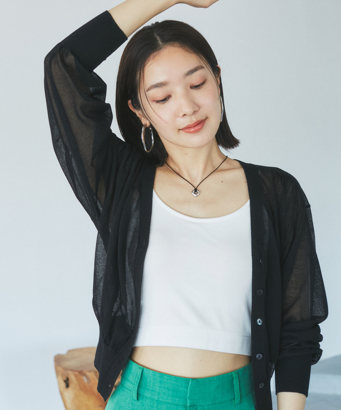 極美品✨近年 NEMIKA サイズ11 ドルマンスリーブカーディガン 黒