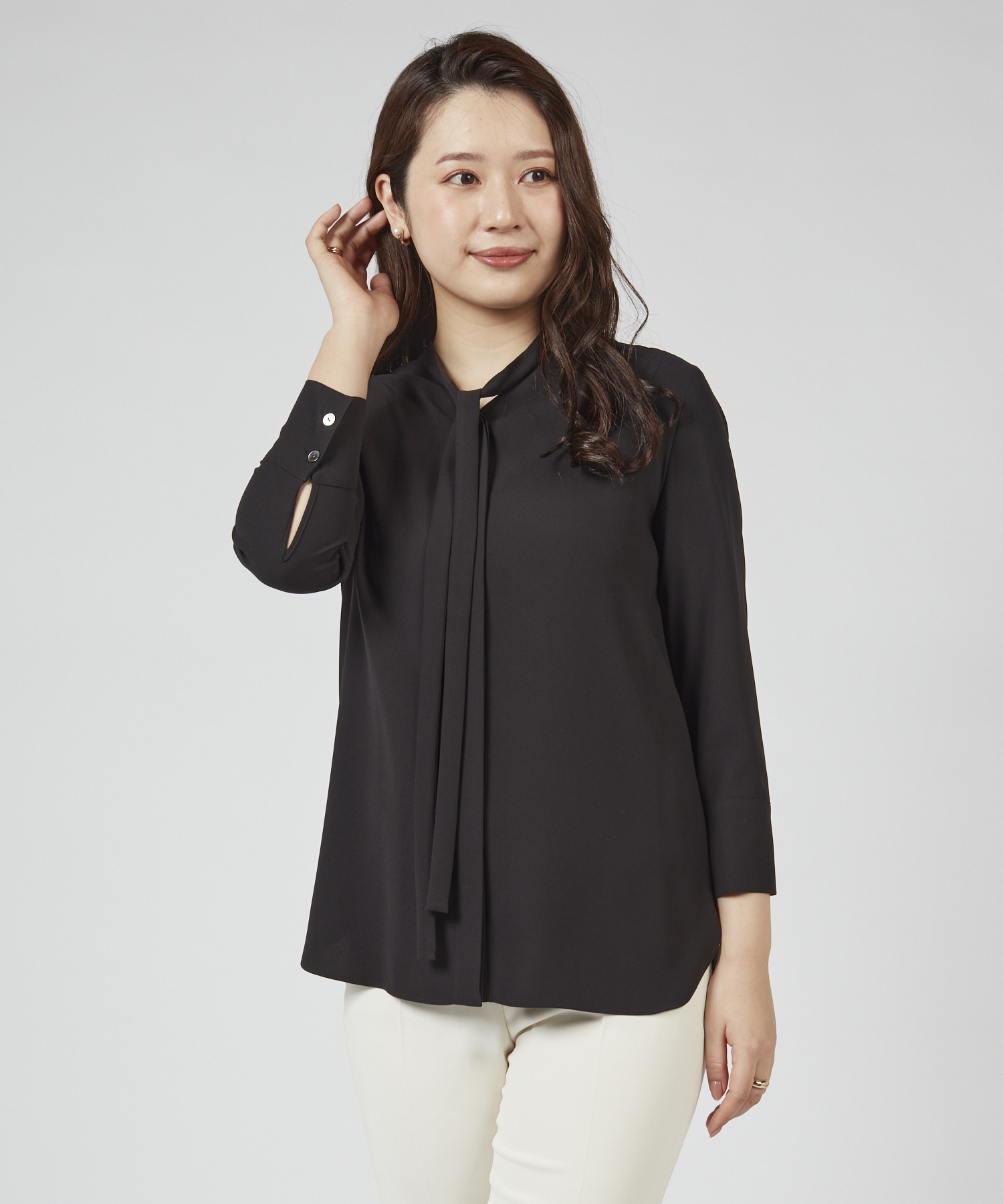 人気ブランドからコーディネートを探す TIE GGT PRIME ブラウス BLOUSE(506018191) セオリー(Theory | トップス