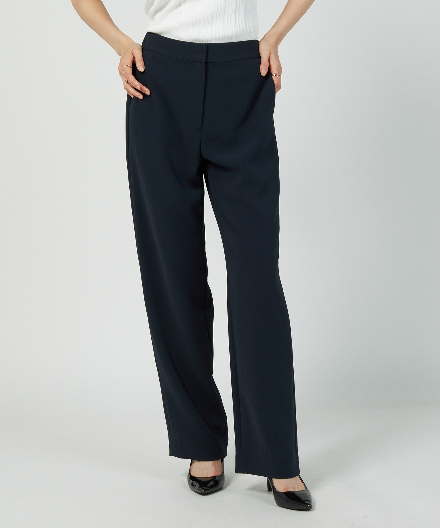 Theory Luxe ストレッチ パンツ S ブルー
