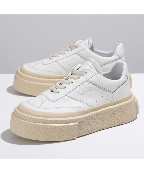【Mm6 Maison Margiela】「ガンベッタ」ハイカットスニーカー MM6 Maison Margiela Chunky Gambetta スニーカー | ブラック