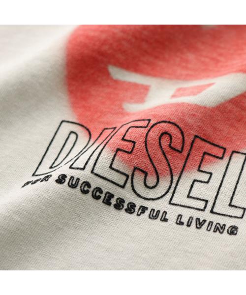 ✨️極美品✨️DIESEL ディーゼル T-Buxt-N4ハートロゴTシャツ 春夏 Men's graphic T-shirt with heart print | Beige | Diesel