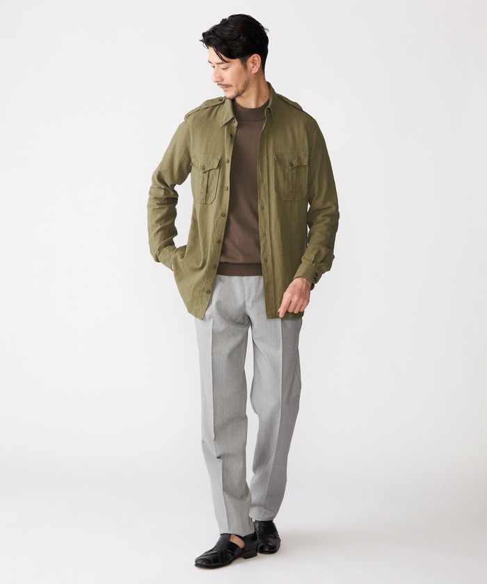 クーポン】【セール 40%OFF】【SHIPS別注】GUY ROVER: リネン