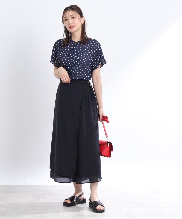 ラップスカート Acne Studios - サテンラップスカート - ブラック