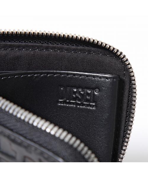 美品 箱有✨ DIESEL フラグメントケース グレー×オレンジ メタルロゴ