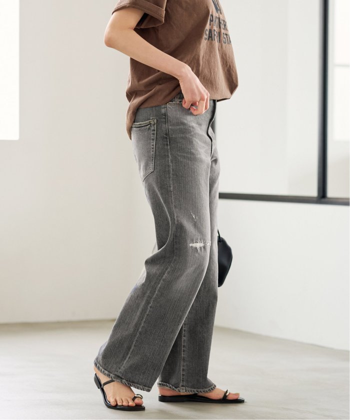 フレームワーク DENIM デニム ストレートフレアパンツ カットオフ セール】≪ベストセラー≫デニムストレートパンツ2(506065653