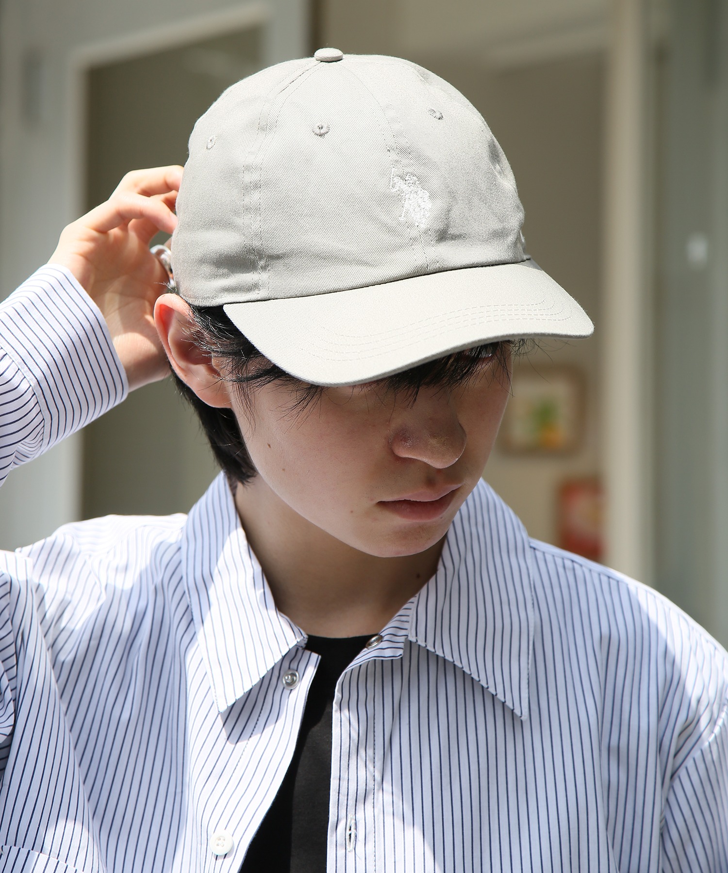 aespa 着用 ラルフローレン RALPH LAUREN キャップ ブラック