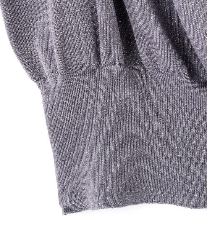JILL by JILLSTUART ドレープネックラメニットトップス ドレープネックラメニットトップス(506052289) | ジル バイ ジル