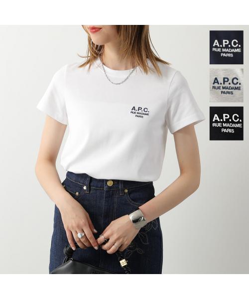 APC アーペーセー DENISE Tシャツ COEZC F26848 レディース ピンク コットン トップス 半袖 シンプル 春夏 人気 ギフト セール】アーペーセー A.P.C. APC A.P.C. 半袖 Tシャツ COEZC