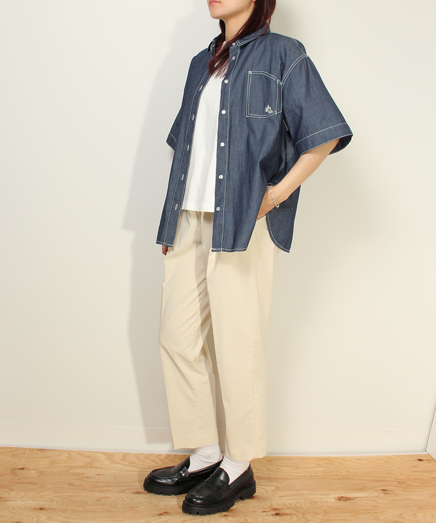    Jeans 半袖 ロゴ デニム ワンピース 半袖ヴィンテージライクデニムワンピース | 【FOREVER 21 JAPAN