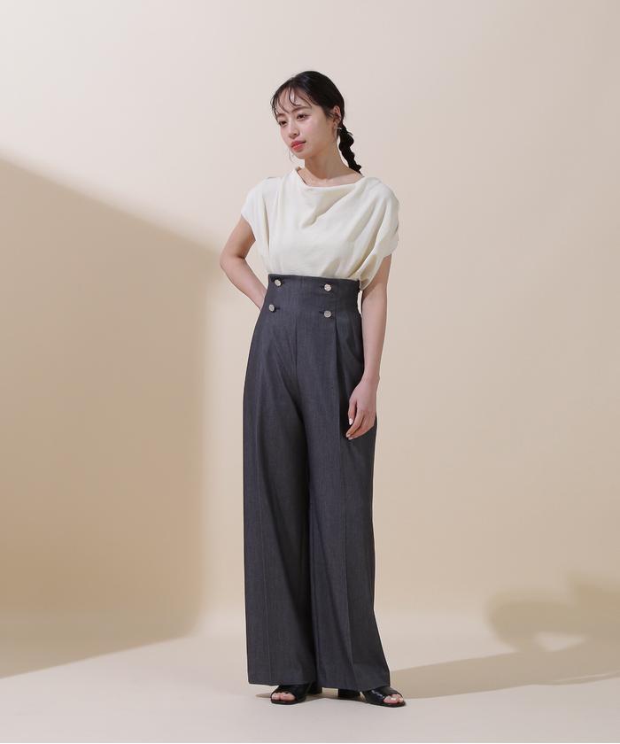 JILL by JILLSTUART ドレープネックラメニットトップス ドレープネックラメニットトップス(506052289) | ジル バイ ジル