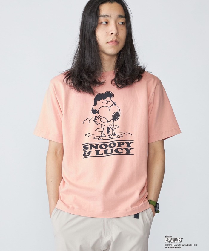 SHIPS tシャツ SHIPS: PEANUTS×MLB プリント Tシャツ メンズ