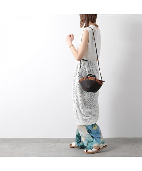 BAGMATI ショルダーバッグ BBK23 SS10 かごバッグ BBK23-SS10]The Bagmati(バグマティ) レザー×ウィッカーカゴ