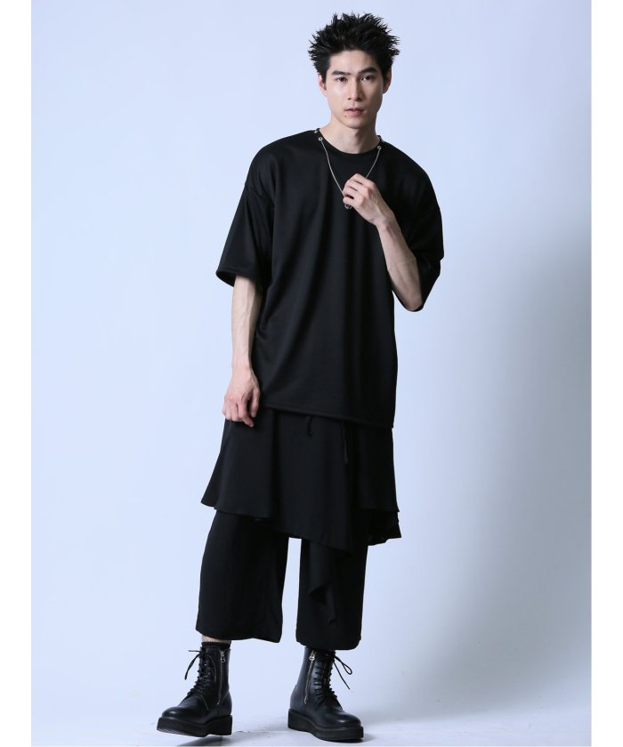 boohoo MAN★クルーネック 半袖 ゼイン・マリク Tシャツ★黒★ SUNSPEL コットン クルーネックTシャツ （カットソー