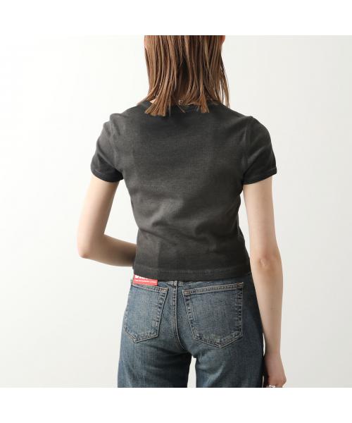 DIESEL T-ELE ハートプリント Tシャツ M グレー レディース Tシャツ T-ELE（Tシャツ/カットソー）｜DIESEL