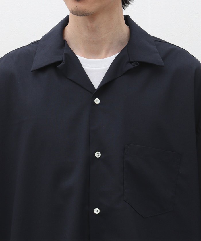 sillage リネンシャツ INDIVIDUALIZED SHIRT FOR SILLAGE “OXFORD WIDE SHIRT