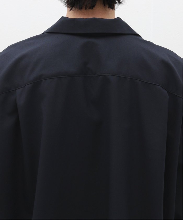 sillage リネンシャツ INDIVIDUALIZED SHIRT FOR SILLAGE “OXFORD WIDE SHIRT