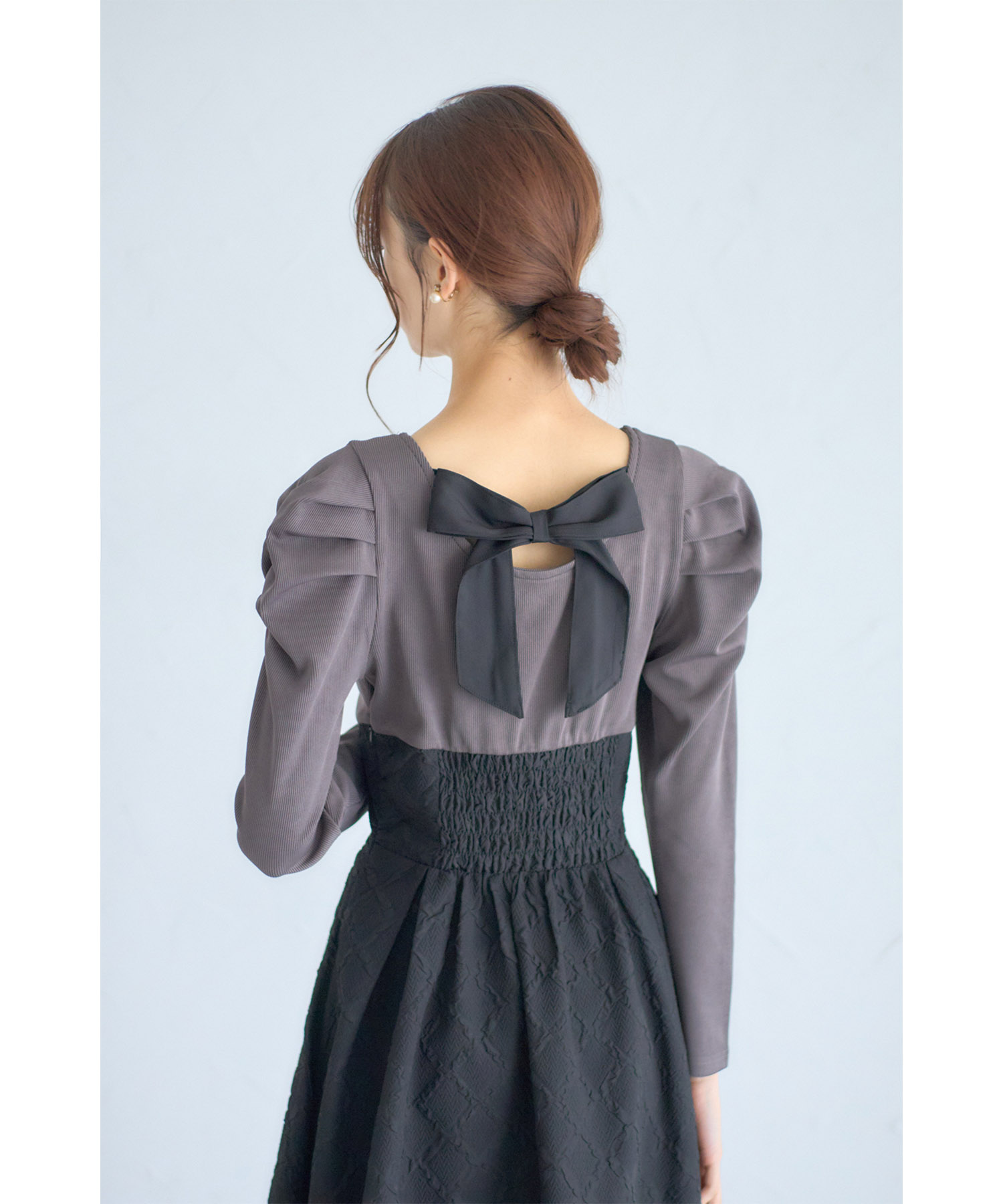 トッコクローゼット tocco closet 後ろリボン付きパワー トッコクローゼット tocco closet 後ろリボン付きパワー