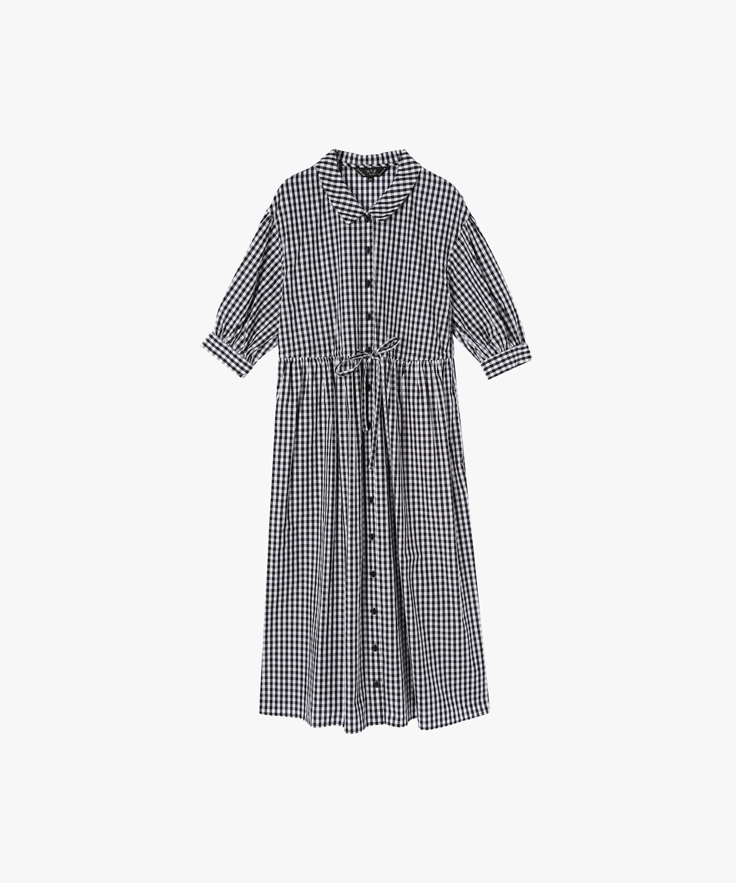 セール】【Outlet】WV73 ROBE ギンガムリップルチェック セール】【Outlet】WV73 ROBE ギンガムリップルチェック