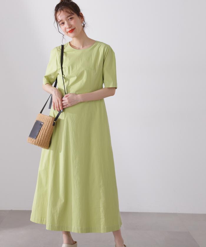セール】バックリボンコットンワンピース《S Size Line