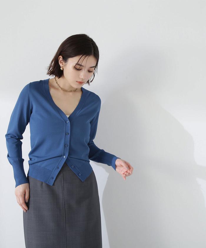 レーヨンナイロンカーディガン レーヨンナイロンカーディガン | NATURAL BEAUTY BASIC