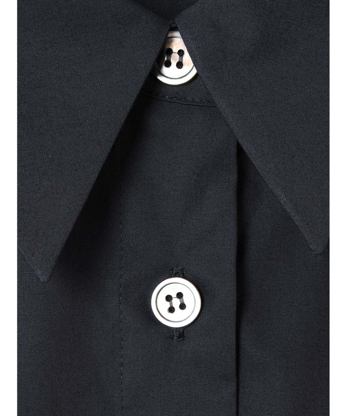 セール 30%OFF】mizuiro ind ハーフスリーブワイドシャツ