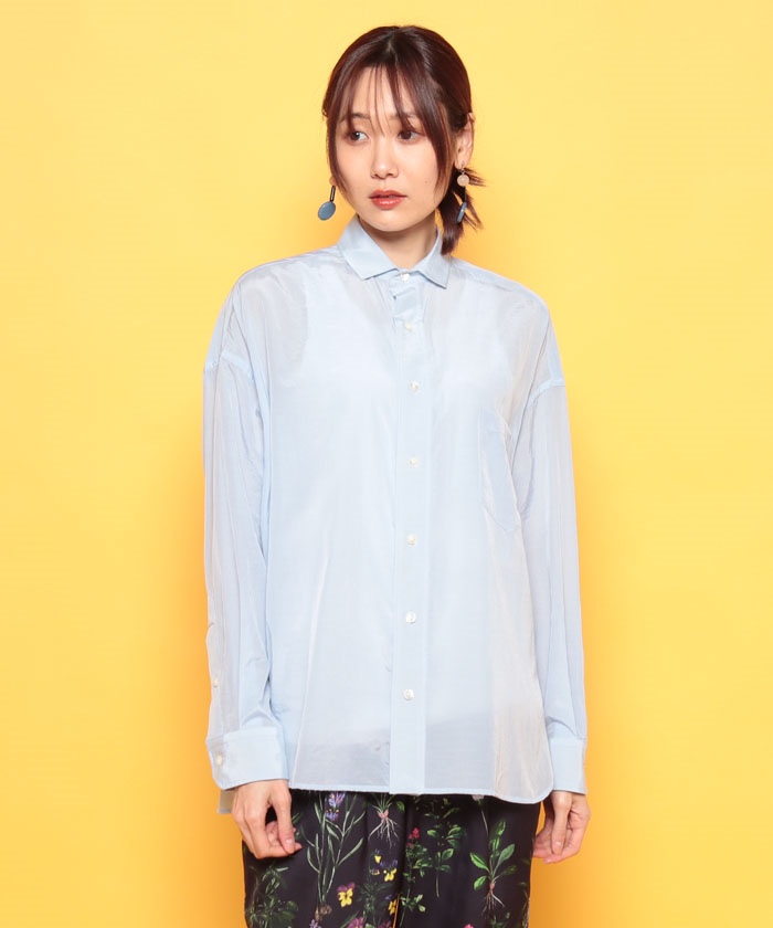 TICCA ティッカ リネンスクエアビッグシャツuni TBES-402 2025春