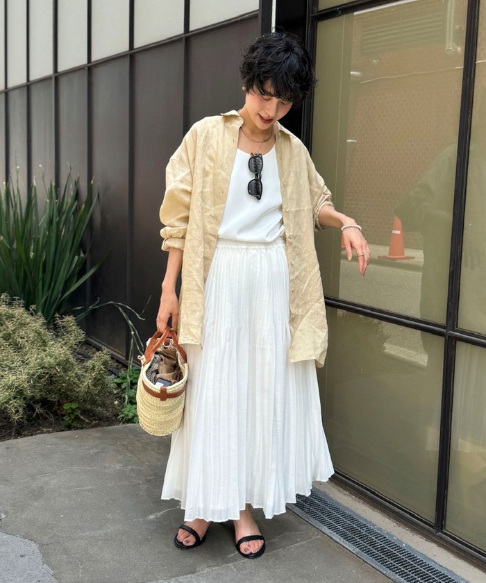 高質 セール 20%OFF】MY Bigシャツ(506066536 リネン2WAY STANDARD トップス