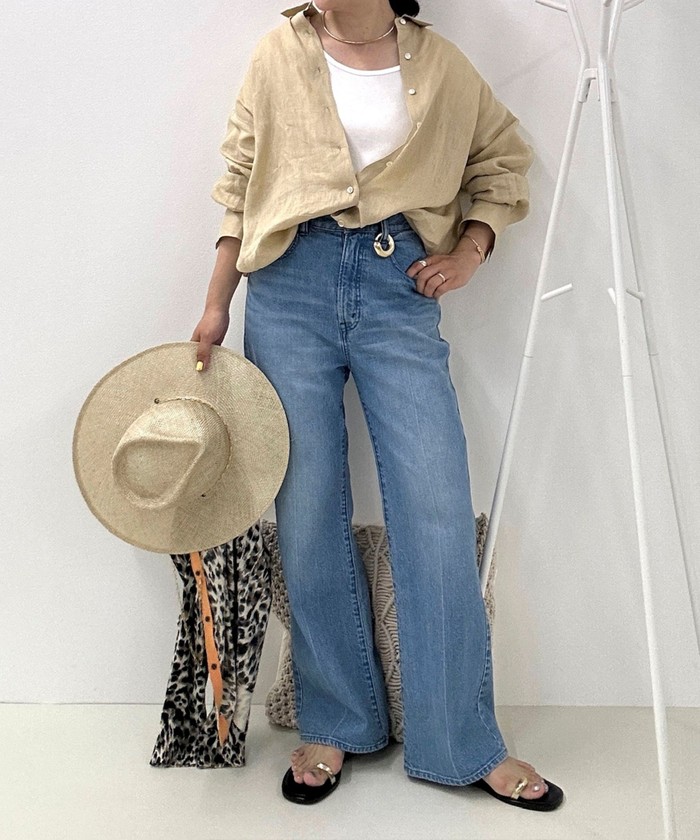 セール 20%OFF】MY STANDARD リネン2WAY Bigシャツ(506066536